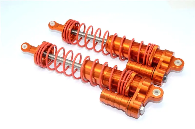 Axial Yeti Xl Monster Buggy Aluminum Front/Rear Adjustable L-Shape Damper (150Mm) With 6Mm Steel Shaft - 1Pr Orange 1