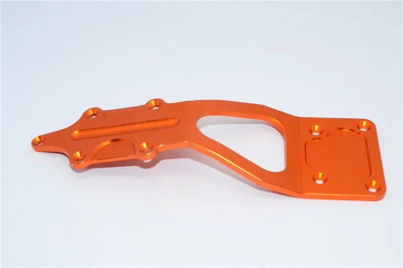 Axial Yeti Xl Monster Buggy Aluminum Front Upper Brace - 1Pc Orange 1