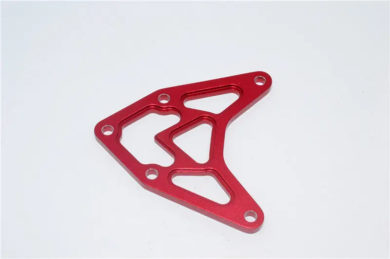 Axial Yeti Xl Monster Buggy Aluminum Front Upper Plate - 1Pc Red 1