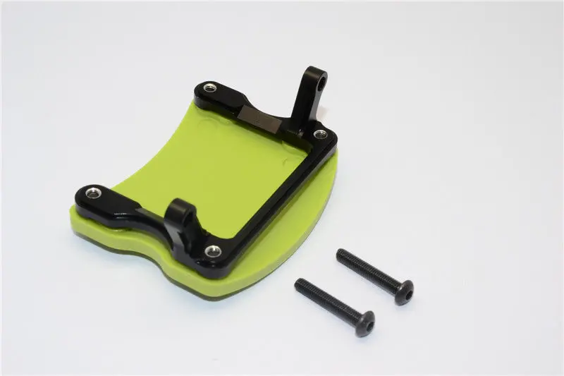 Axial Yeti Xl Monster Buggy Aluminum + Plastic Rear Axle Protector Mount (Middle) - 1 Set Black 1