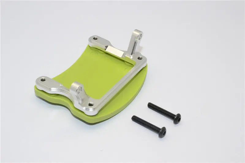 Axial Yeti Xl Monster Buggy Aluminum + Plastic Rear Axle Protector Mount (Middle) - 1 Set Silver 1