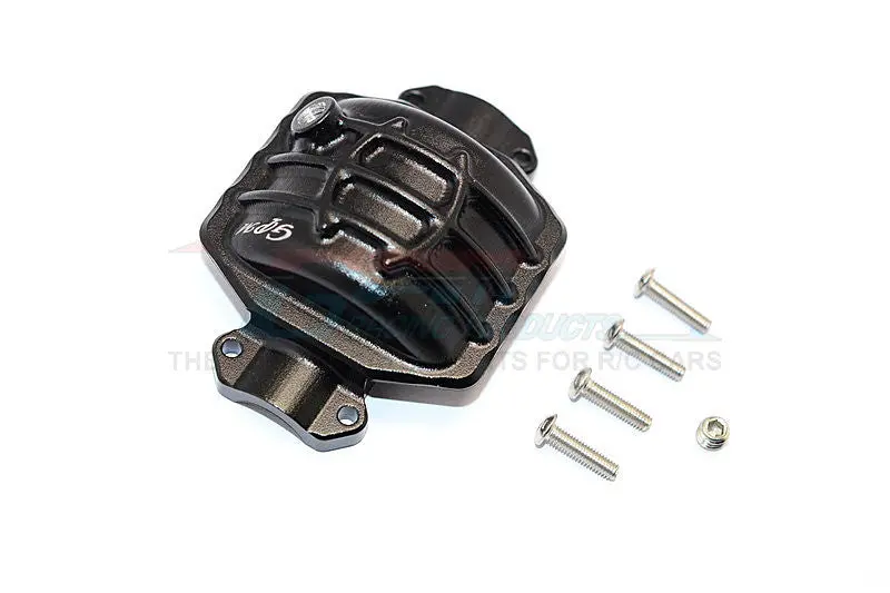 Axial Yeti Xl Monster Buggy Aluminum Rear Axle Cover - 1Pc Set Black 1