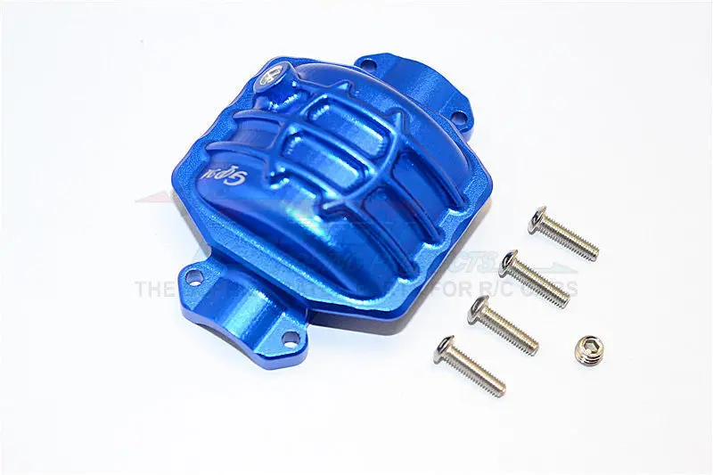 Axial Yeti Xl Monster Buggy Aluminum Rear Axle Cover - 1Pc Set Blue 1