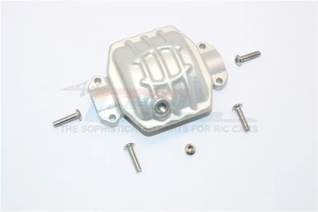 Axial Yeti Xl Monster Buggy Aluminum Rear Axle Cover - 1Pc Set Silver 1