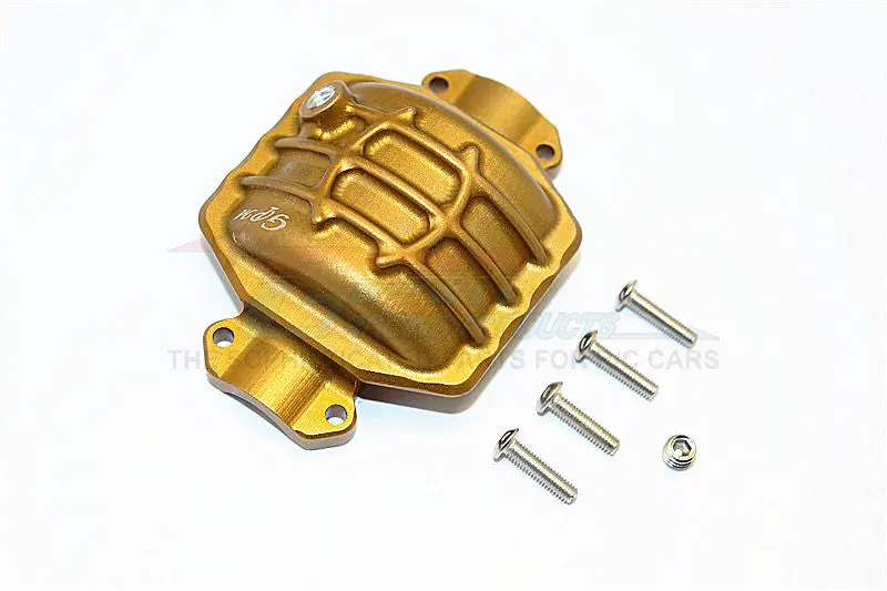 Axial Yeti Xl Monster Buggy Aluminum Rear Axle Cover - 1Pc Set Titanium 1