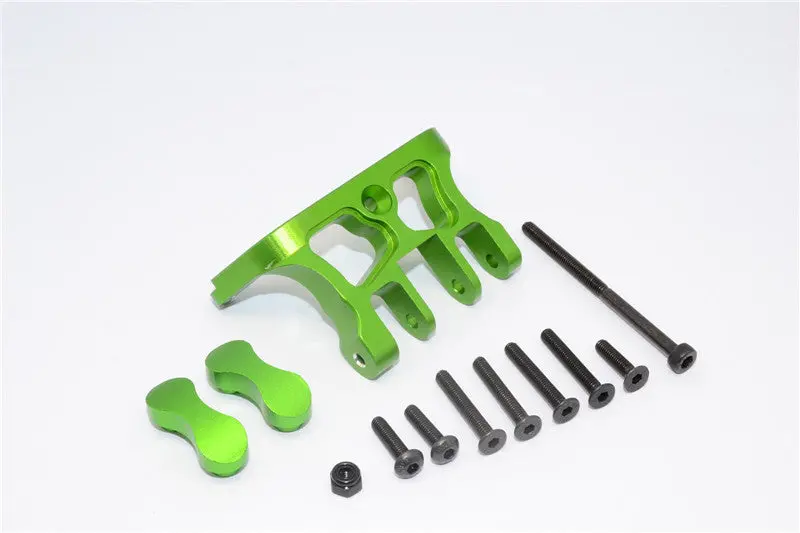 Axial Yeti Xl Monster Buggy Aluminum Rear Axle Truss - 1 Set Green 1