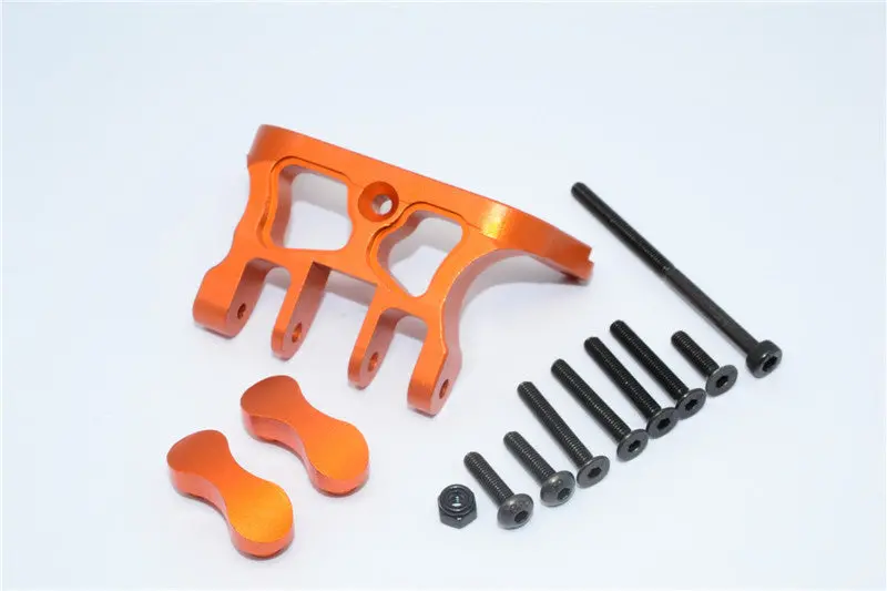 Axial Yeti Xl Monster Buggy Aluminum Rear Axle Truss - 1 Set Orange 1