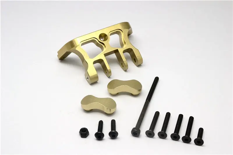 Axial Yeti Xl Monster Buggy Aluminum Rear Axle Truss - 1 Set Titanium 1
