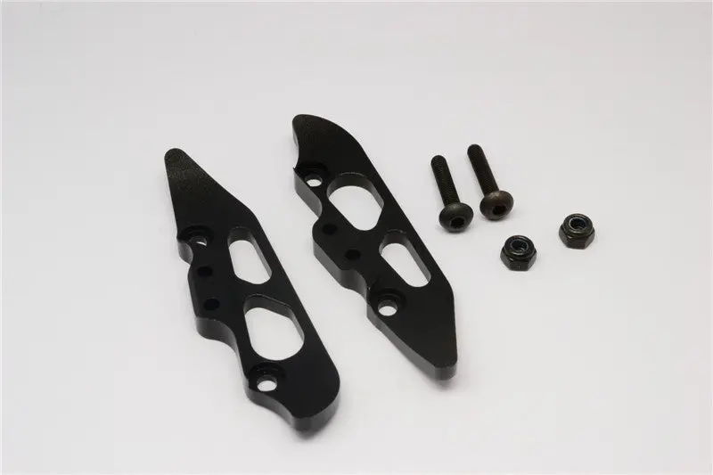 Axial Yeti Xl Monster Buggy Aluminum Rear Damper Mount - 2Pcs Set Black 1