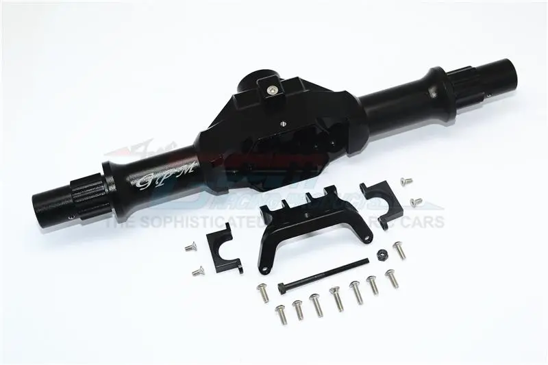 Axial Yeti Xl Monster Buggy Aluminum Rear Gear Box (Without Cover) - 1 Set Black 1