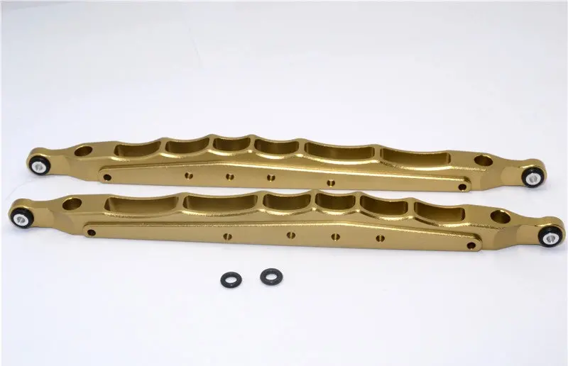 Axial Yeti Xl Monster Buggy Aluminum Rear Lower Chassis Link Parts - 1 Pr Set Titanium 1