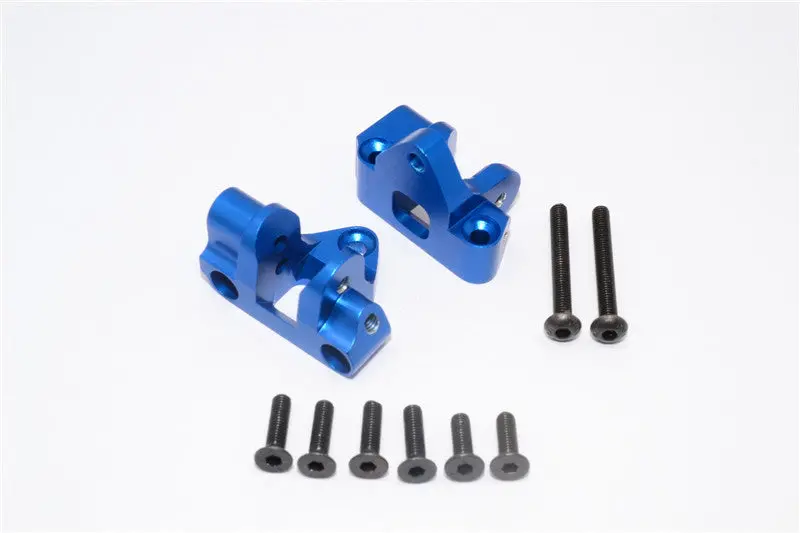 Axial Yeti Xl Monster Buggy Aluminum Rear Lower Chassis Link Parts Mount - 1Pr Set Blue 1