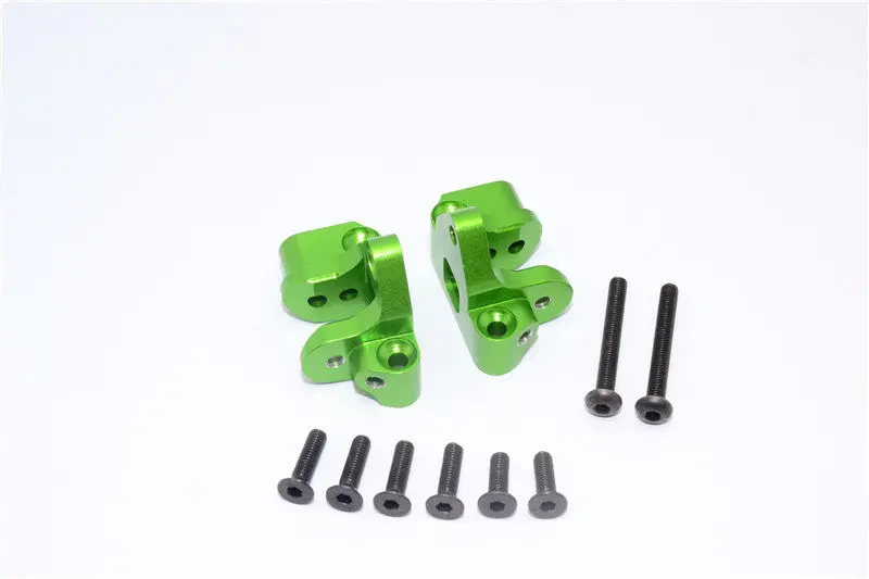 Axial Yeti Xl Monster Buggy Aluminum Rear Lower Chassis Link Parts Mount - 1Pr Set Green 1