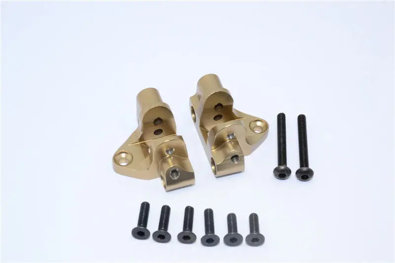 Axial Yeti Xl Monster Buggy Aluminum Rear Lower Chassis Link Parts Mount - 1Pr Set Titanium 1