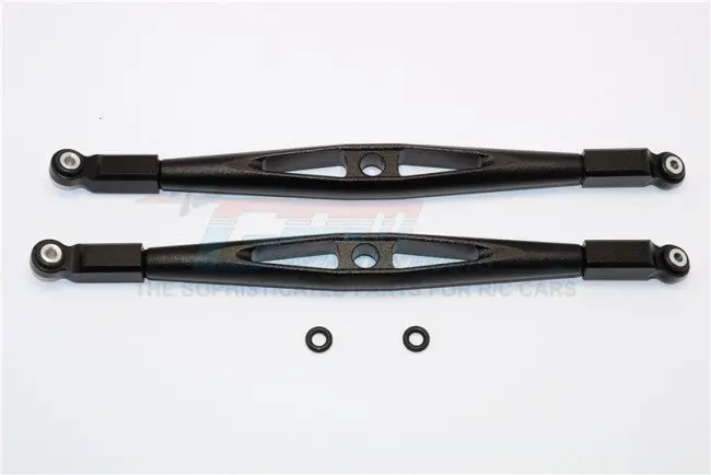 Axial Yeti Xl Monster Buggy Aluminum Rear Upper Chassis Link Parts - 1Pr Black 1