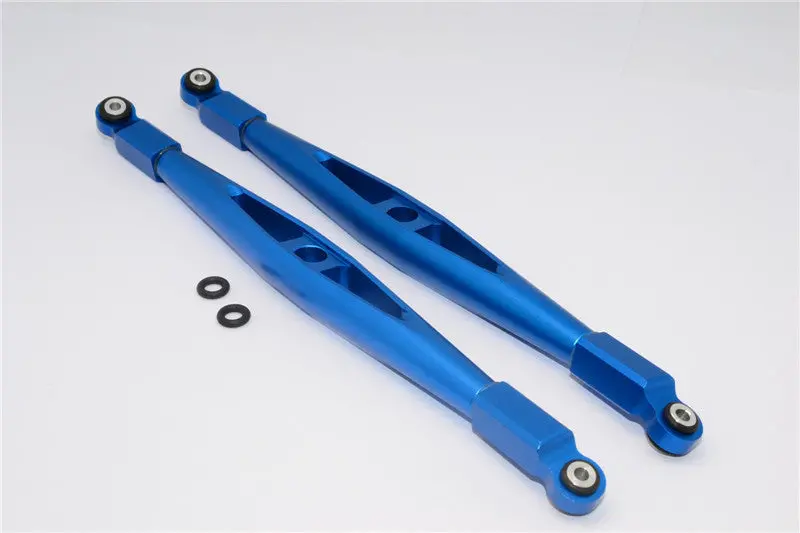 Axial Yeti Xl Monster Buggy Aluminum Rear Upper Chassis Link Parts - 1Pr Blue 1