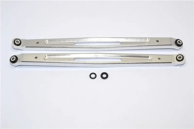 Axial Yeti Xl Monster Buggy Aluminum Rear Upper Chassis Link Parts - 1Pr Silver 1