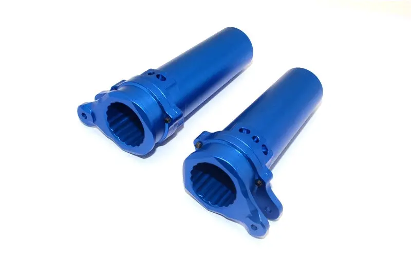 Axial Yeti Xl Monster Buggy Aluminum Straight Axle Adapter - 1Pr Blue 1