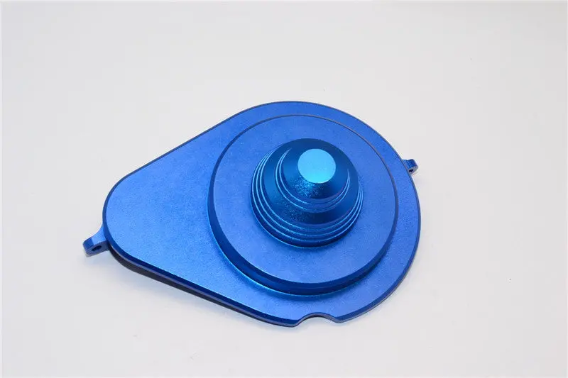 Axial Yeti Xl Monster Buggy Aluminum Transmission Spur Gear Cover - 1Pc Set Blue 1