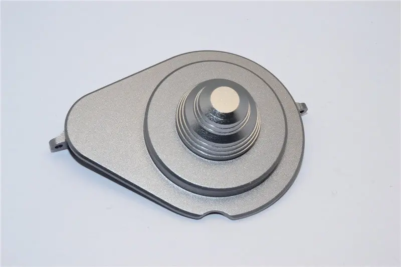 Axial Yeti Xl Monster Buggy Aluminum Transmission Spur Gear Cover - 1Pc Set Gray Silver 1