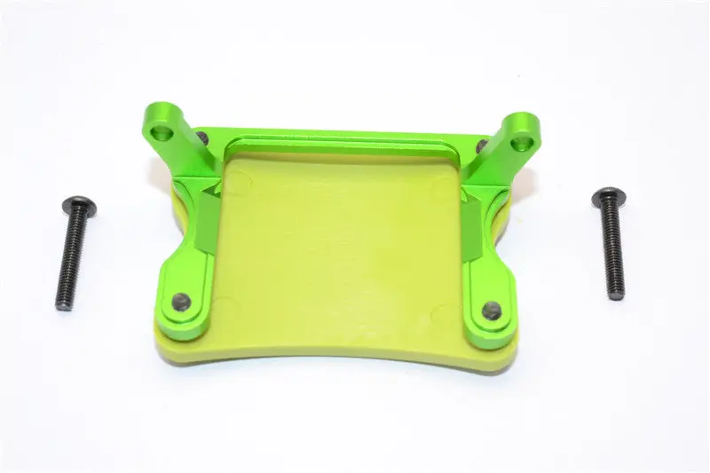 Axial Yeti Xl Monster Buggy Aluminum+Plastic Rear Axle Protector Mount - 1 Set Green 1