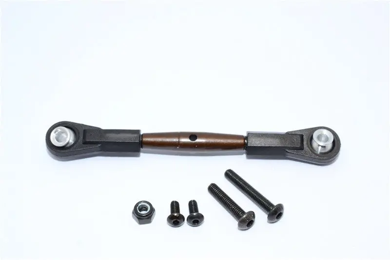 Axial Yeti Xl Monster Buggy Spring Steel Adjustable Servo Tie Rod With Black Plastic Ends - 1Pc 1