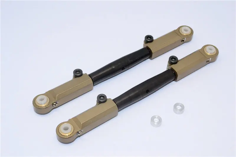 Axial Yeti Xl Monster Buggy Spring Steel Front Upper Tie Rod With Aluminum Ends - 1Pr Set Green 1