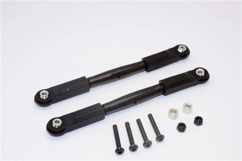 Axial Yeti Xl Monster Buggy Spring Steel Front Upper Tie Rod With Plastic Ends - 1Pr Set 1