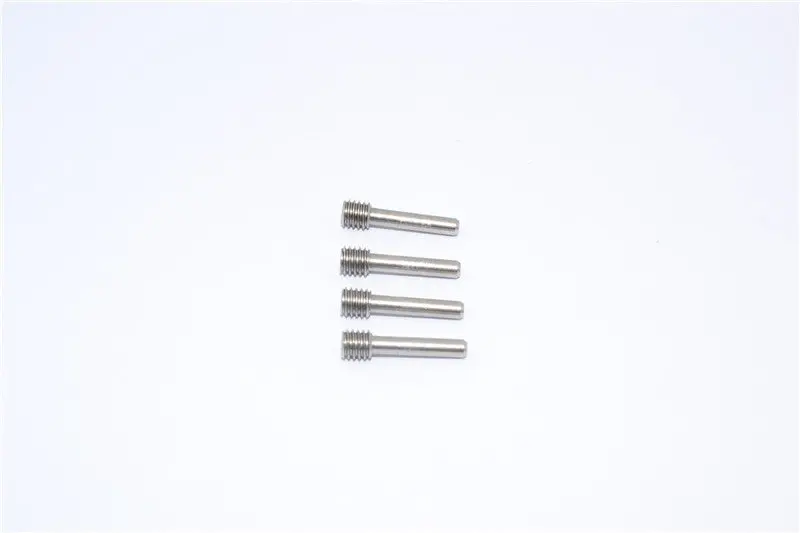 Axial Yeti Xl Monster Buggy Steel Screw Pin - 4 Pcs Silver 1