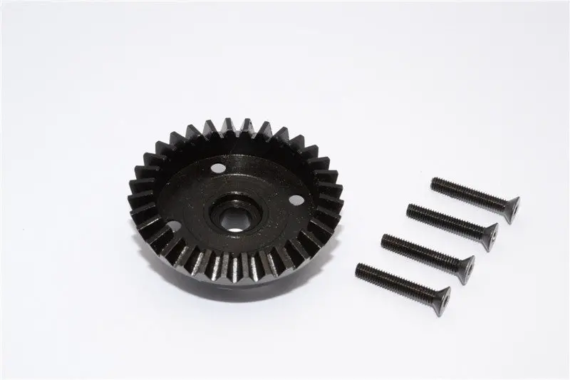 Axial Yeti Xl Monster Buggy Steel#45 Bevel 48P Gear 32T - 1Pc Black 1