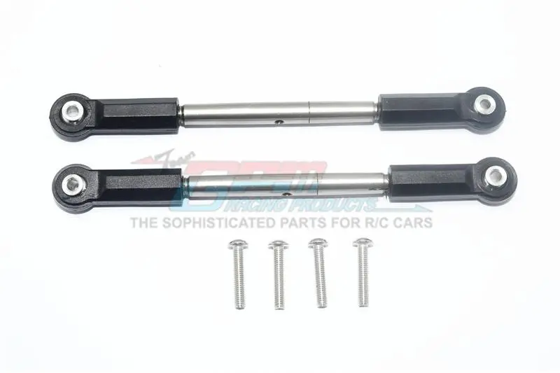 Axial Yeti Xl Monster Buggy Upgrade Parts Stainless Steel Front Steering Tie Rod With Plastic Ball Ends - 1Pr Set 1