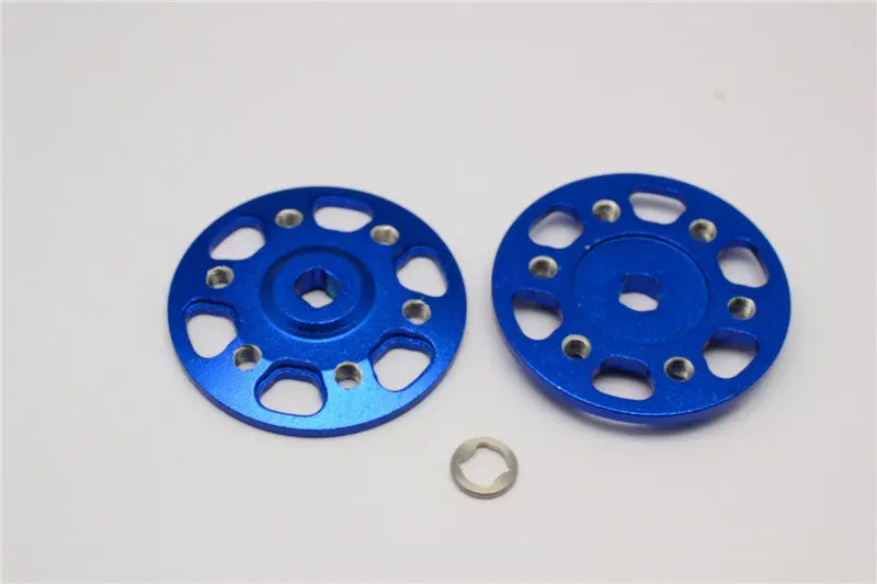 Axial Yeti & Yeti Xl Aluminum Spur Gear Adapter - 2Pcs Set Blue 1