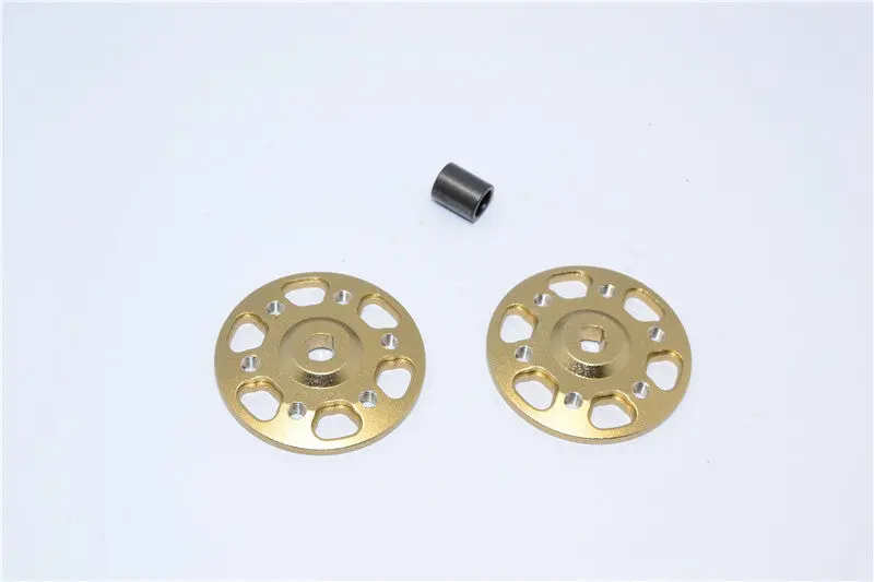 Axial Yeti & Yeti Xl Aluminum Spur Gear Adapter - 2Pcs Set Titanium 1