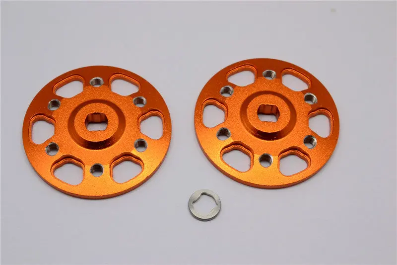 Axial Yeti & Yeti Xl Aluminum Spur Gear Adapter - 2Pcs Set Titanium 1