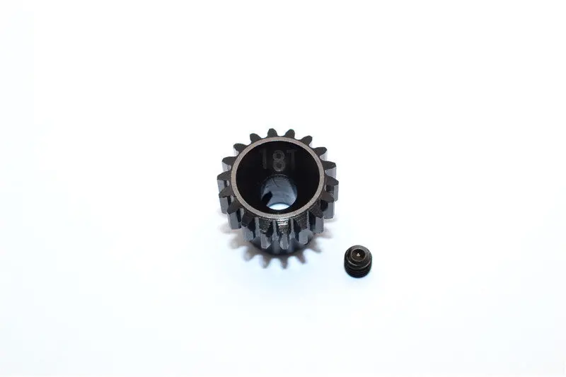 Axial Yeti & Yeti Xl Steel #45 Pinion Gear 32 Pitch 18T - 1Pc Set Black 1