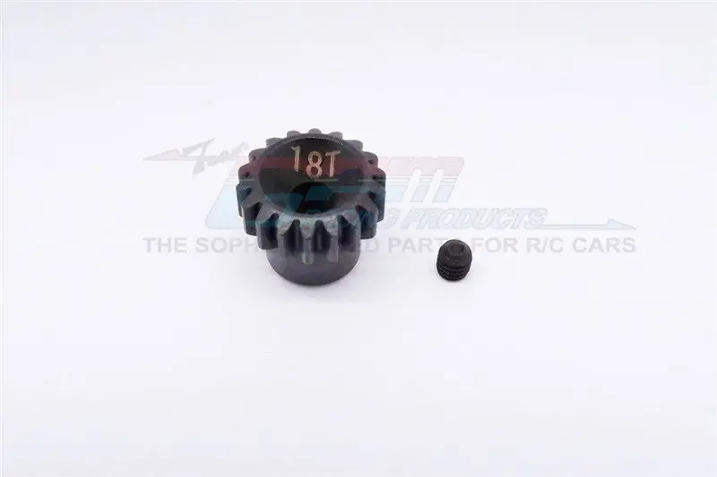 Axial Yeti & Yeti Xl Steel #45 Pinion Gear 32 Pitch 18T - 1Pc Set (For Yeti / Yeti Xl) Black 1