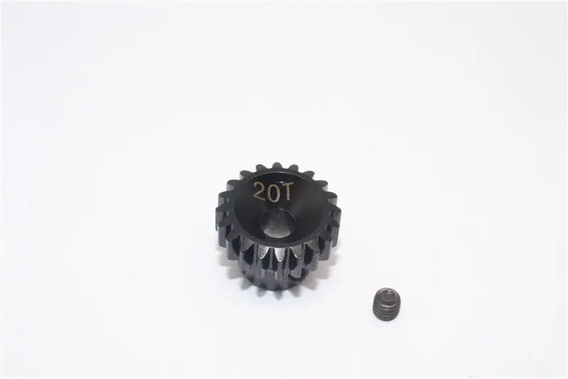 Axial Yeti & Yeti Xl Steel #45 Pinion Gear 32 Pitch 20T - 1Pc Set Black 1