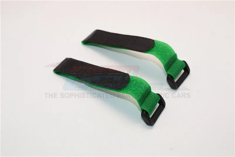 Battery Colorful Magic Cable Tie (W:2Cm L:20Cm) - 1Pr Green 1