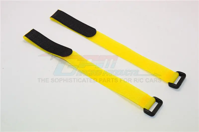 Battery Colorful Magic Cable Tie (W:2Cm L:30Cm) - 1Pr Yellow 1