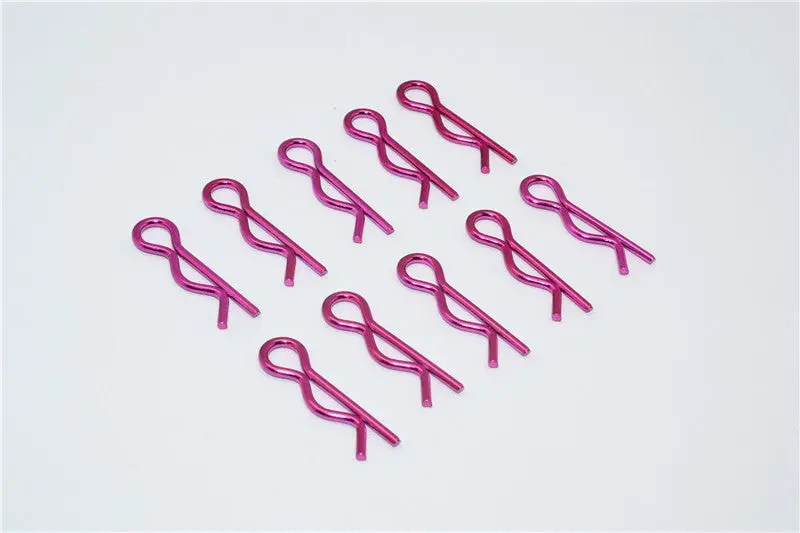 Big Flu Bodu Clip Set - 10Pcs Purple 1