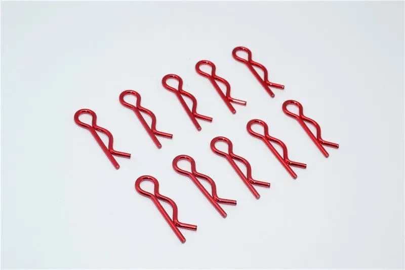 Big Flu Bodu Clip Set - 10Pcs Red 1