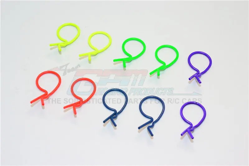Big Flu Round Clip Set (Mixed Color) - 10Pc 1