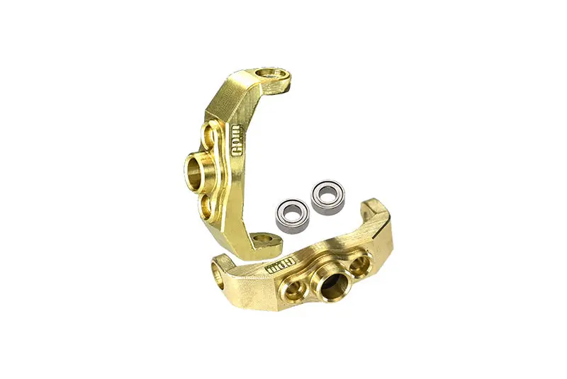 Brass Front C Hub Set For Traxxas 1:18 Trx4m Ford Bronco Crawler 97074-1 / Trx4m Land Rover Defender 97054-1 / Trx4m K10 High Trail Crawler 97064-1 Upgrades 1