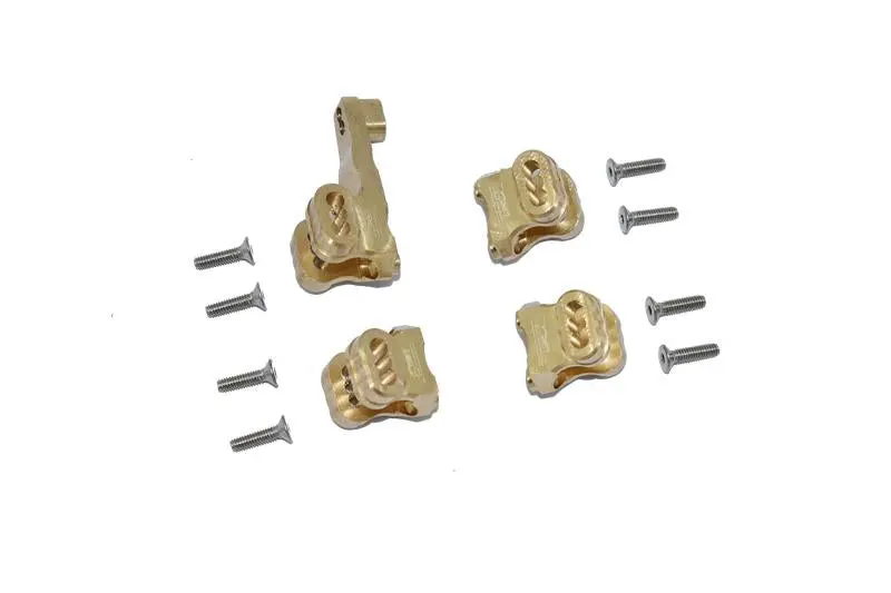 Brass Front & Rear Axle Mount Set For Suspension Links For 1:10 Traxxas Trx-4 Crawlers - 12Pc Set 1