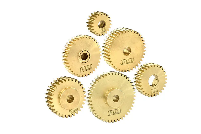 Brass Gearbox Gear Set For Tamiya Rc 1/14 Trucks 1