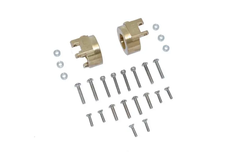 Brass Rear Gear Box Mounts (Multiple Positioning Holes) For 1:10 Traxxas Trx-4 Rc Crawlers - 28Pc Set 1