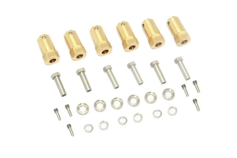 Brass Wheel Hex Adapters 23Mm For Traxxas Trx-6 Mercedes-Benz G63 (88096-4) - 30Pc Set 1