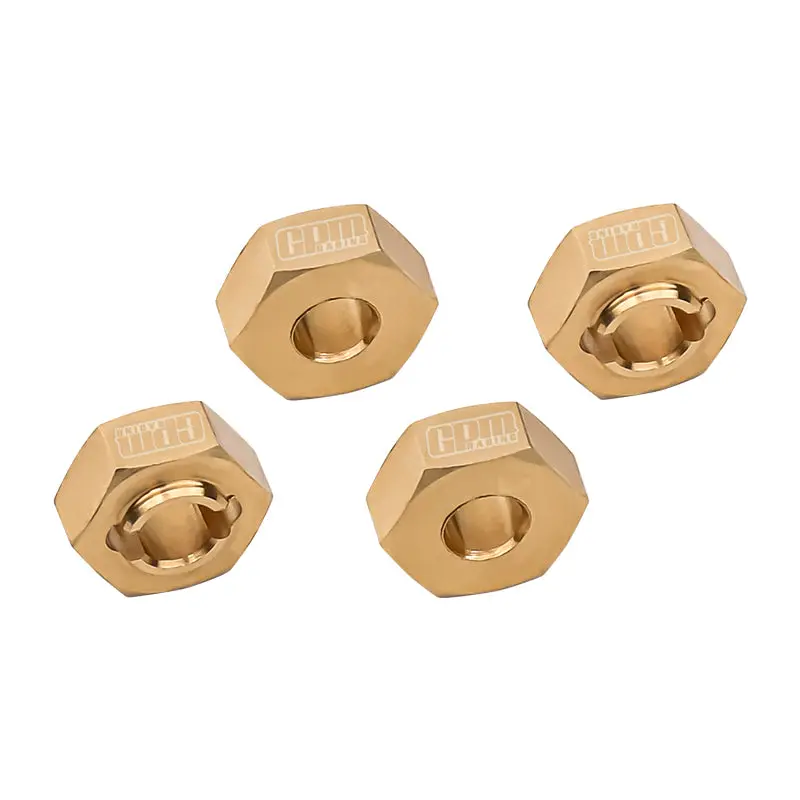 Brass Wheel Hexes For Losi 1:24 Micro-B 2Wd Buggy Rtr-Los00007 / 1:28 Micro-T 2S 2Wd Rtr Stadium Truck-Los-1392 Upgrades 1
