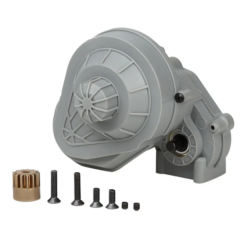 Complete Gearbox Transmission Gears Set For 1/10 Rc Crawler Car Axial Scx10 Scx10 Ii 90046 Upgrade Parts - Grey 1