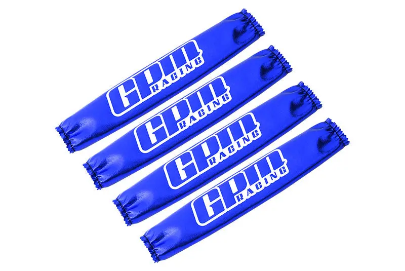 Custom Design Shock Wraps 4Pcs Set For Traxxas 1/5 X Maxx 6S 8S Arrma Kraton 8S Monster Truck Upgrade Parts - Blue 1